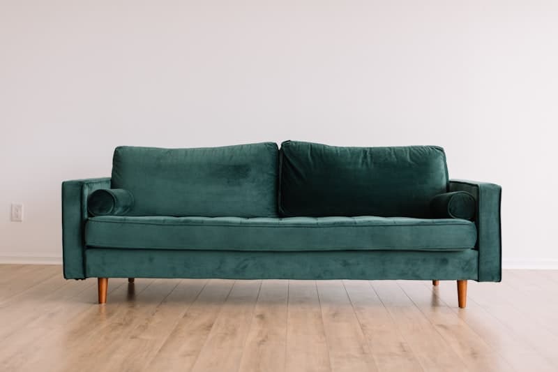 Modern Nilambur Teak 3-Seater Sofa